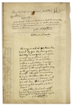 Marquis de Lafayette Autograph Note Signed -- ''Here is the portrait of an affectionate, grateful, and respectful friend / Lafayette''